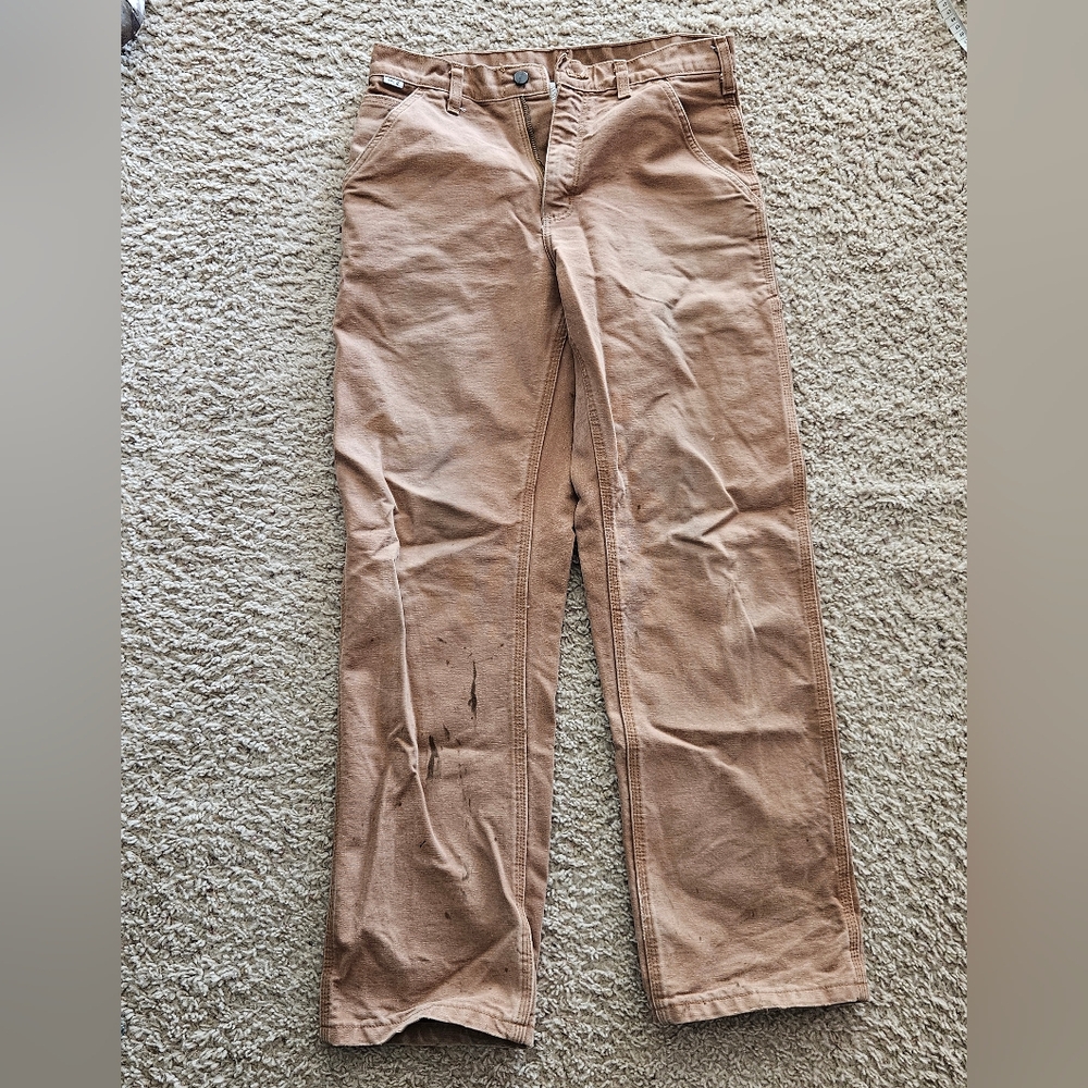 Carhartt Brown Canvas Work Pants